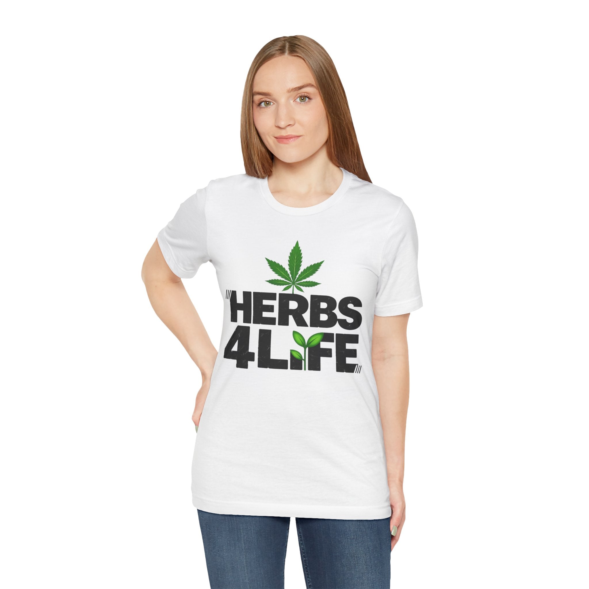 HERBS 4 LYFE – Cannabis Leaf – T-Shirt