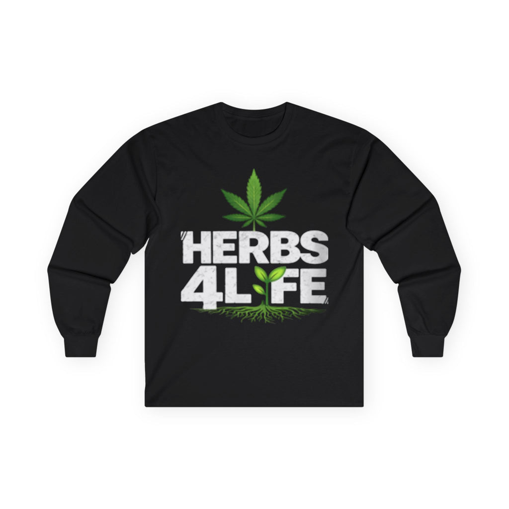 HERBS 4 LYFE – Cannabis Leaf – Long Sleeve