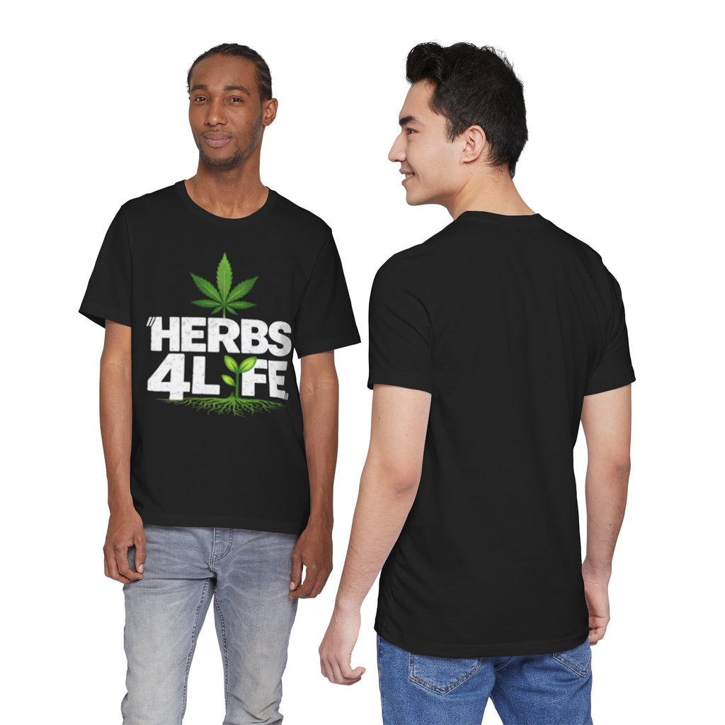 HERBS 4 LYFE – Cannabis Leaf – T-Shirt