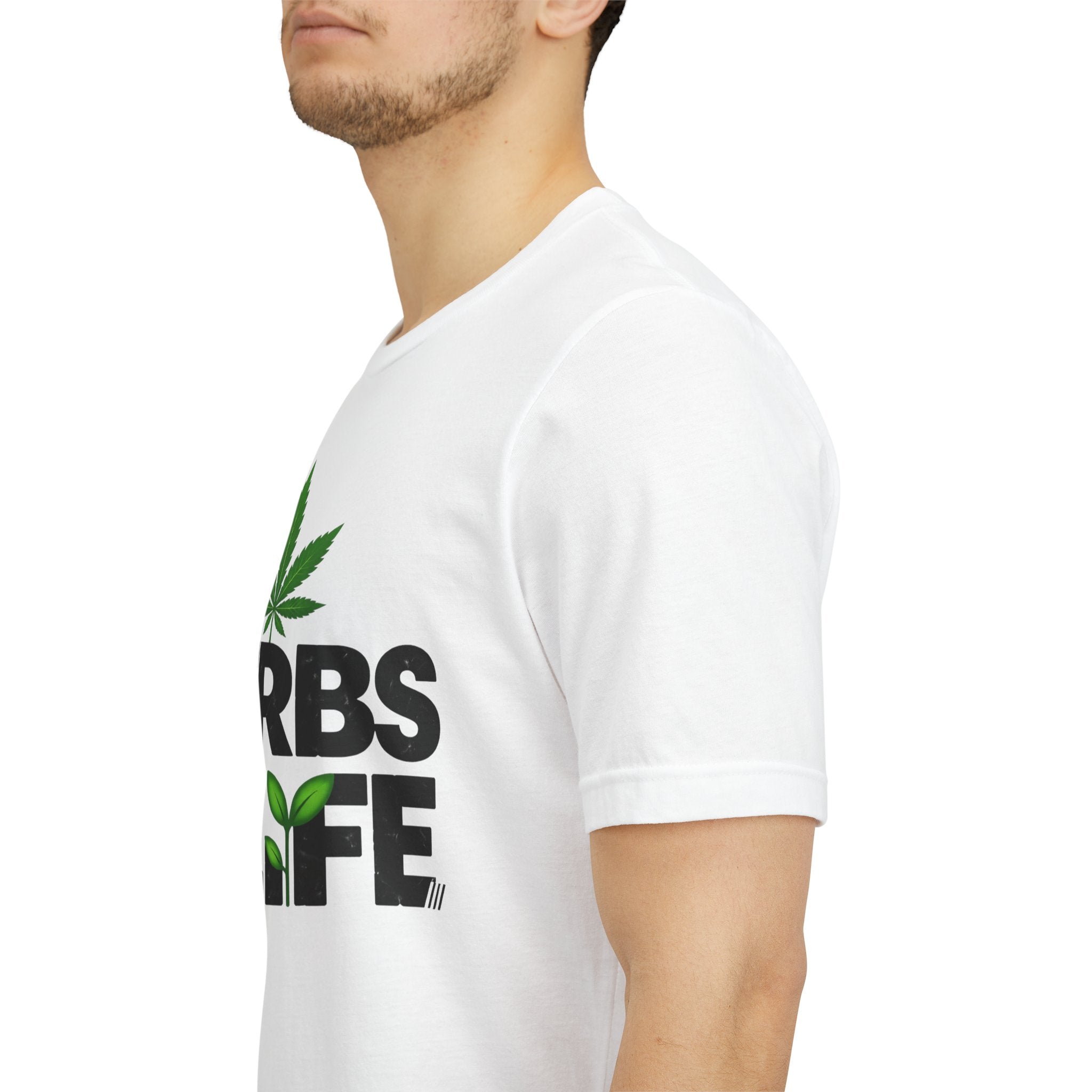 HERBS 4 LYFE – Cannabis Leaf – T-Shirt