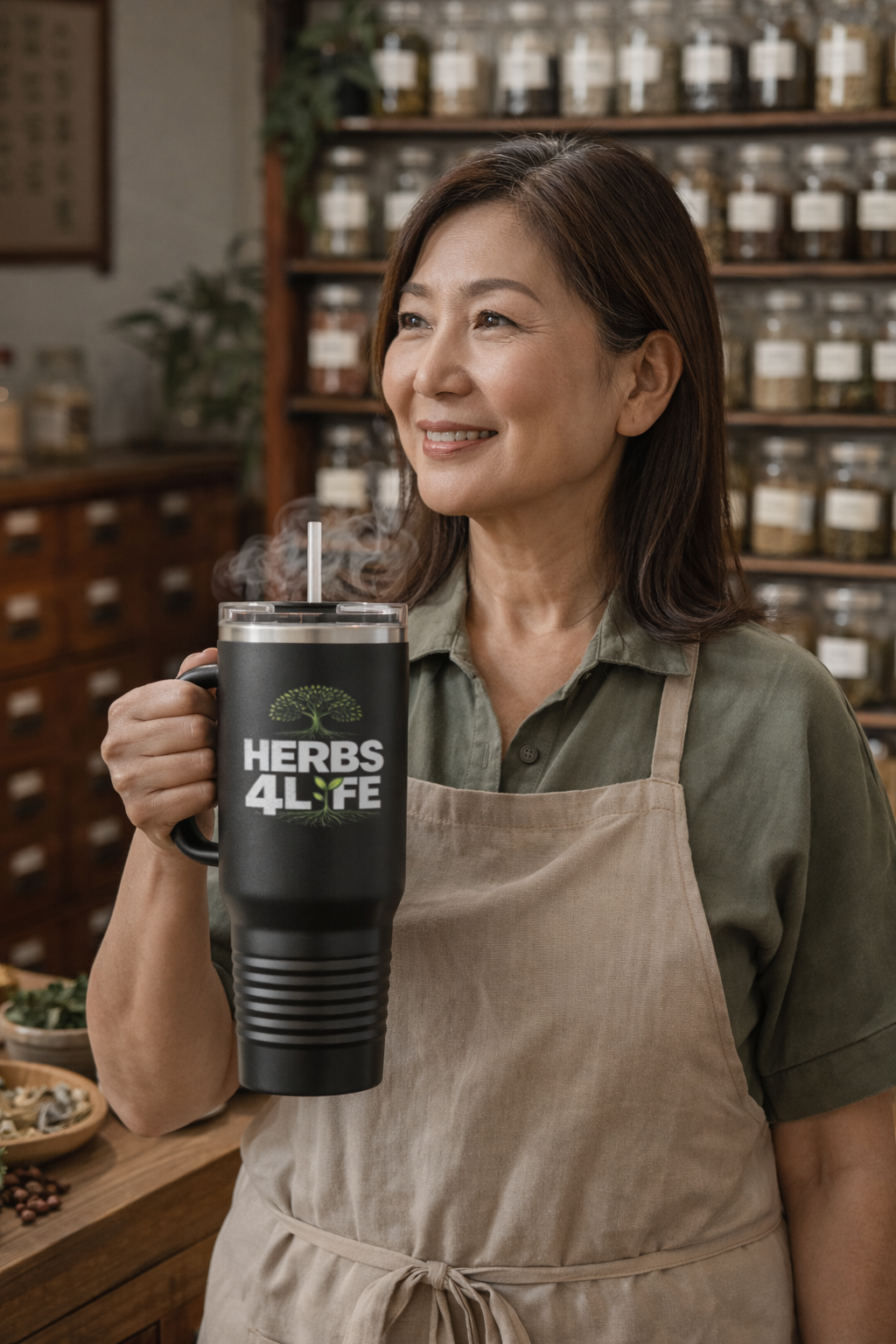Herbs 4 Lyfe 40oz Insulated Travel Mug