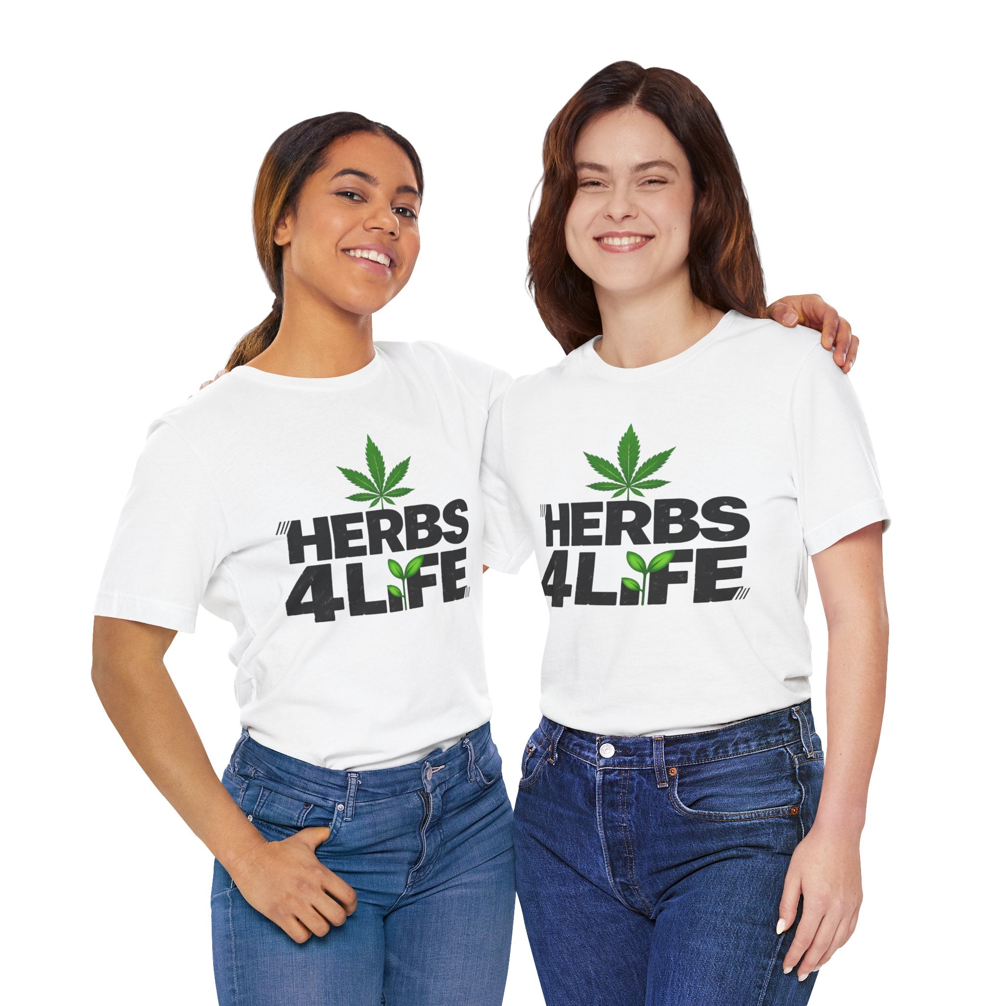 HERBS 4 LYFE – Cannabis Leaf – T-Shirt