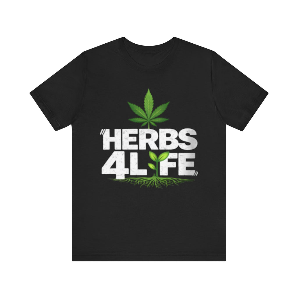 HERBS 4 LYFE – Cannabis Leaf – T-Shirt