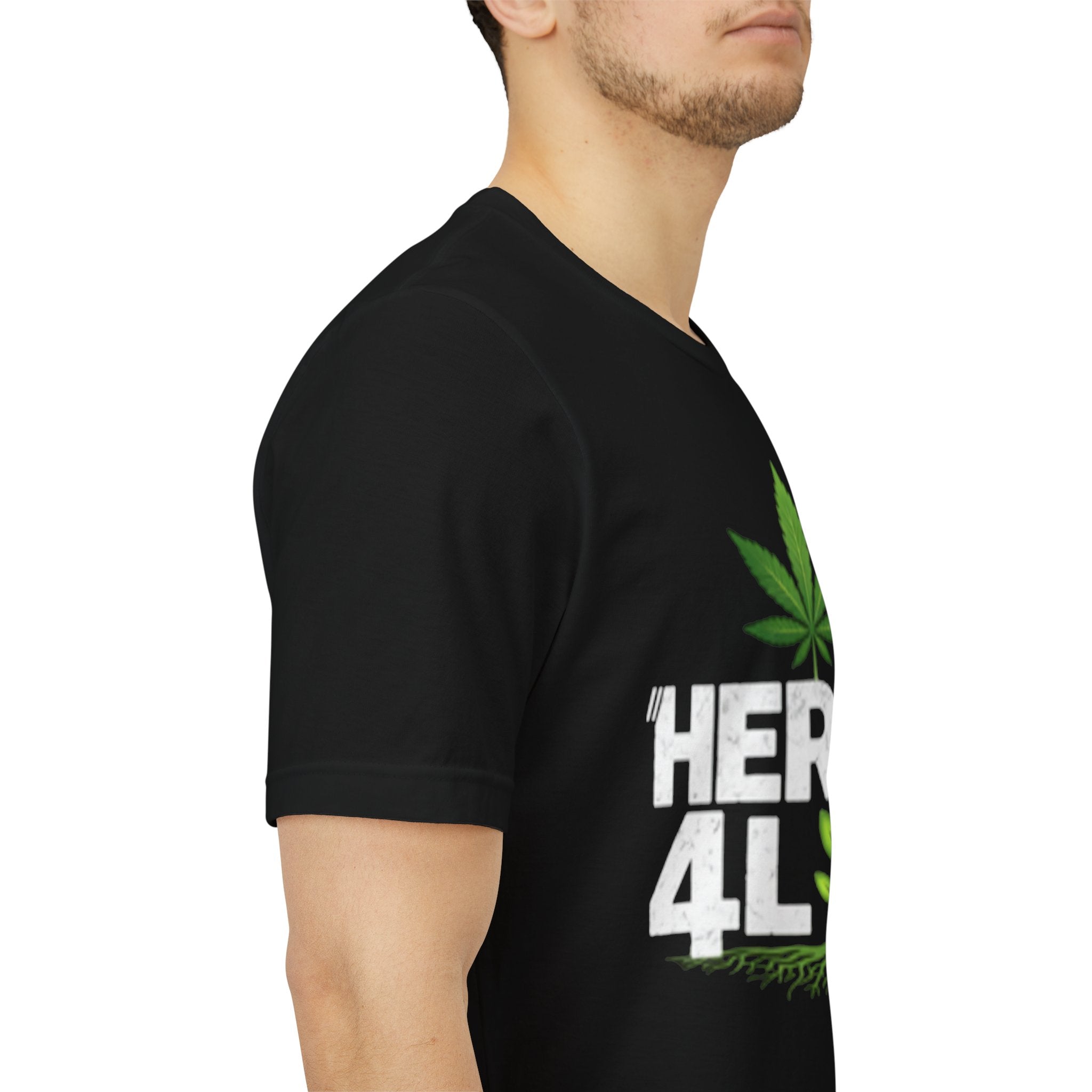 HERBS 4 LYFE – Cannabis Leaf – T-Shirt